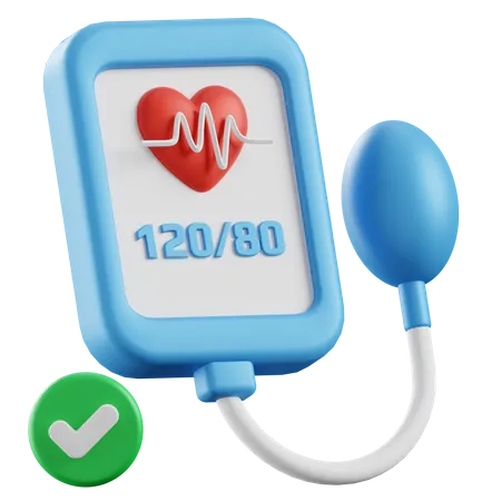 Blood Pressure Device  3D Illustration