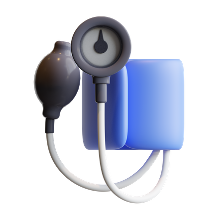 Blood Pressure Device  3D Illustration