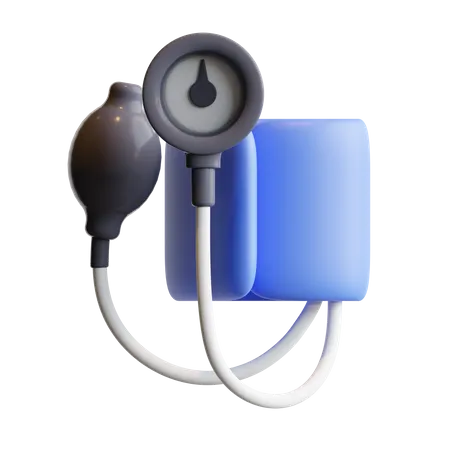 Blood Pressure Device  3D Illustration