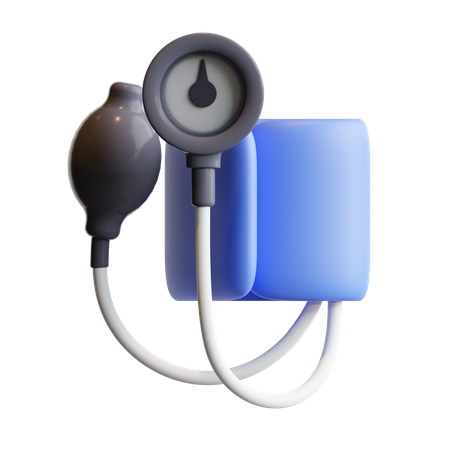 Blood Pressure Device 3D Illustration