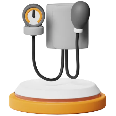 Blood Pressure Gauge  3D Icon