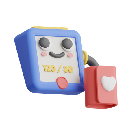 Blood Pressure Gauge  3D Icon