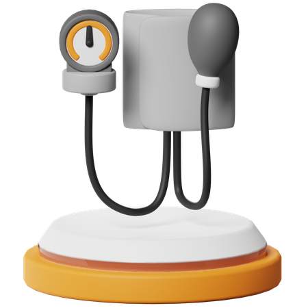 Blood Pressure Gauge  3D Icon