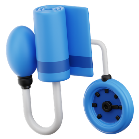 Blood Pressure Gauge  3D Icon