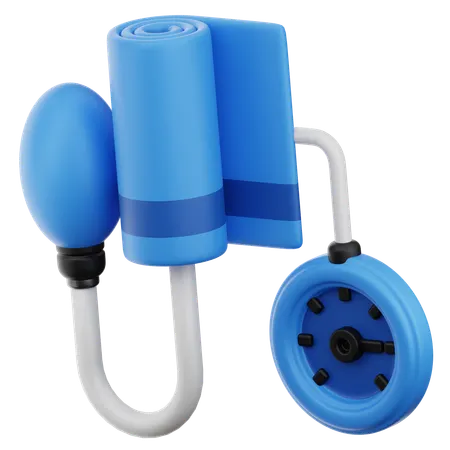Blood Pressure Gauge  3D Icon