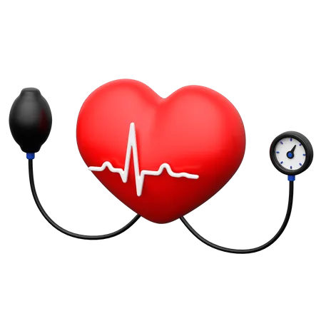 Blood pressure gauge  3D Icon