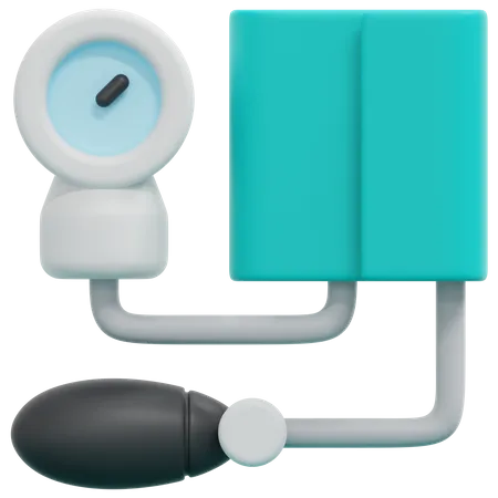 Blood Pressure Measure  3D Icon