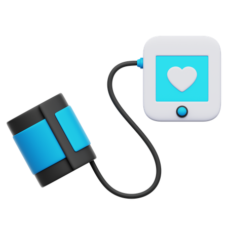Blood pressure measuring cuff  3D Icon