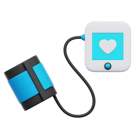 Blood pressure measuring cuff  3D Icon