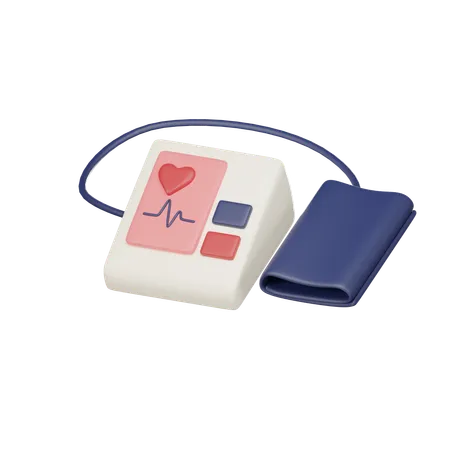 Blood pressure Monitor  3D Icon