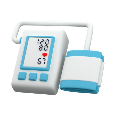 血圧モニタ  3D Icon