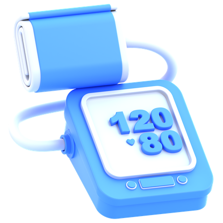 血圧モニタ  3D Icon
