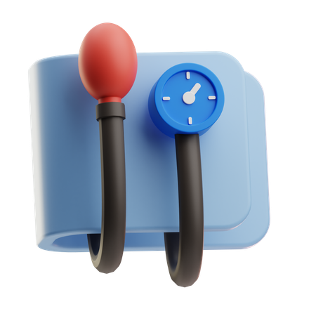 血圧モニタ  3D Icon