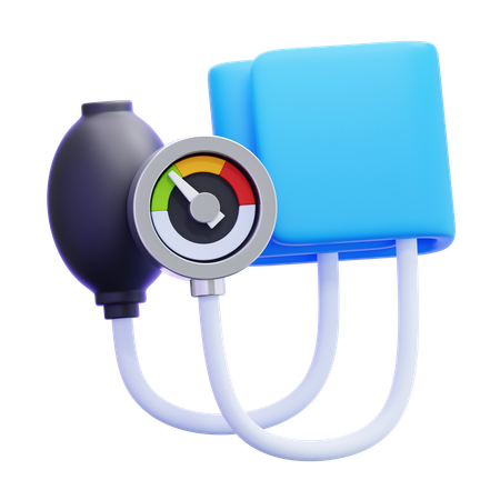 Blood Pressure Monitor  3D Icon