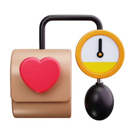 Blood Pressure Monitor  3D Icon