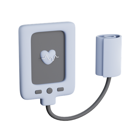 Blood Pressure Monitor  3D Icon