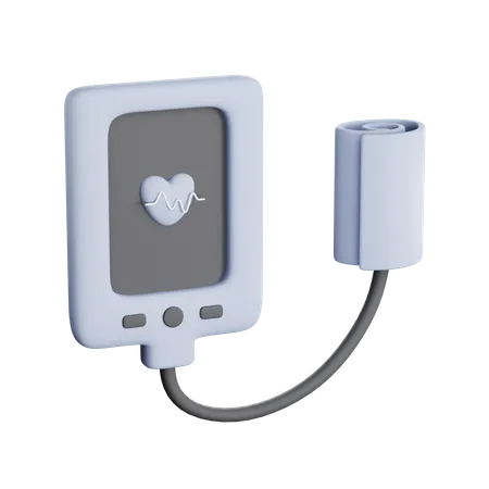 Blood Pressure Monitor  3D Icon