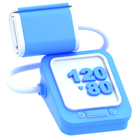 Blood Pressure Monitor  3D Icon