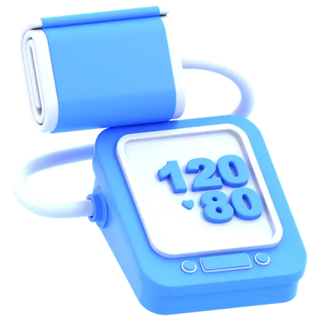 Blood Pressure Monitor  3D Icon