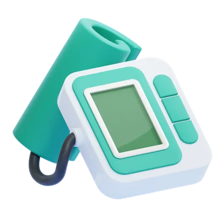 Blood Pressure Monitor  3D Icon