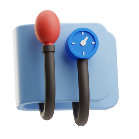 Blood Pressure Monitor  3D Icon