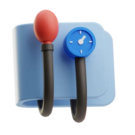 Blood Pressure Monitor  3D Icon