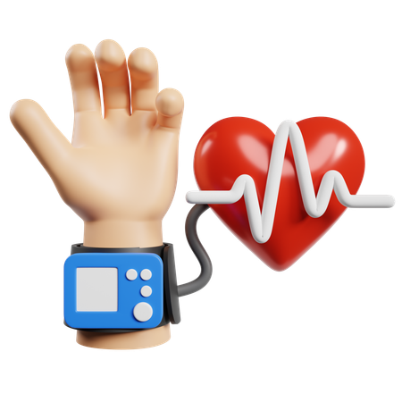 Blood Pressure Monitor  3D Icon