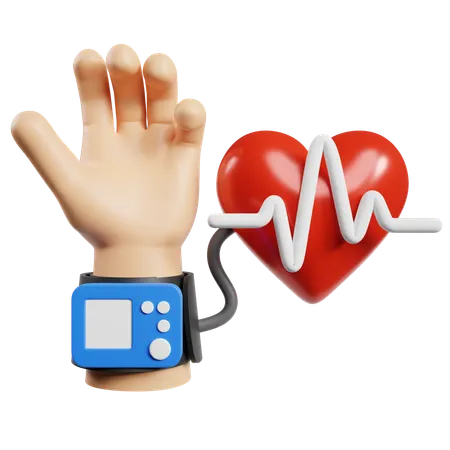 Blood Pressure Monitor  3D Icon