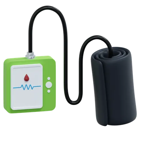 Blood Pressure Monitor  3D Icon