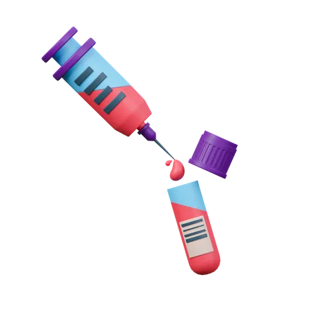 Blood Sample  3D Icon