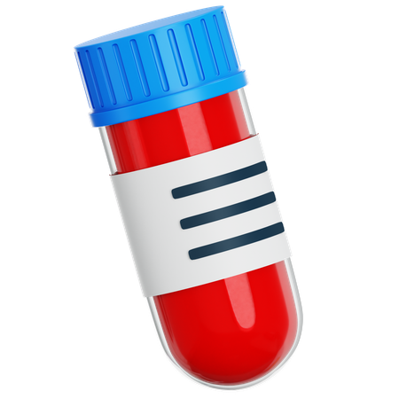 Blood Sample  3D Icon