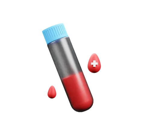 Blood Sample  3D Icon