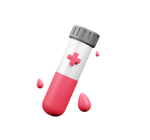 Blood Sample  3D Icon