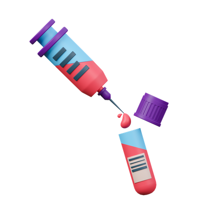 Blood Sample  3D Icon
