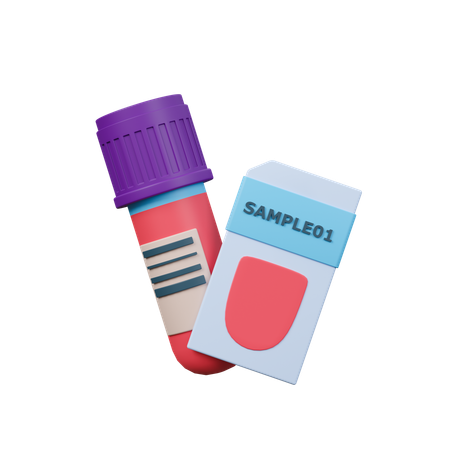 Blood Sample  3D Icon