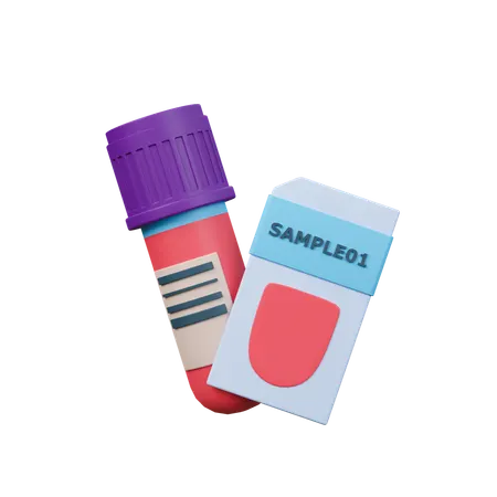 Blood Sample  3D Icon