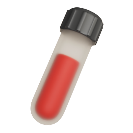 Blood Sample Flask  3D Icon