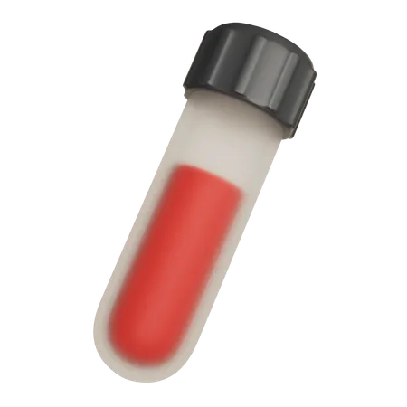 Blood Sample Flask  3D Icon