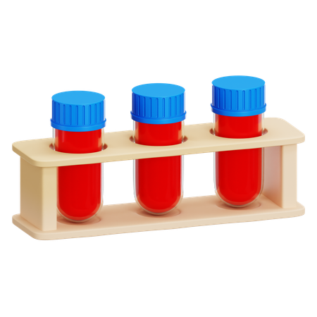 Blood Samples  3D Icon