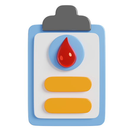 Blood Screening  3D Icon