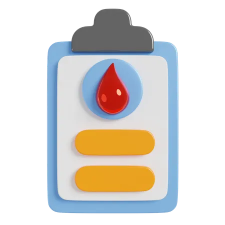 Blood Screening  3D Icon