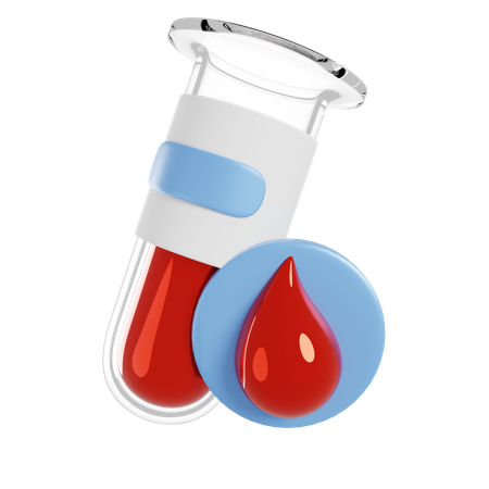 Blood Screening  3D Icon