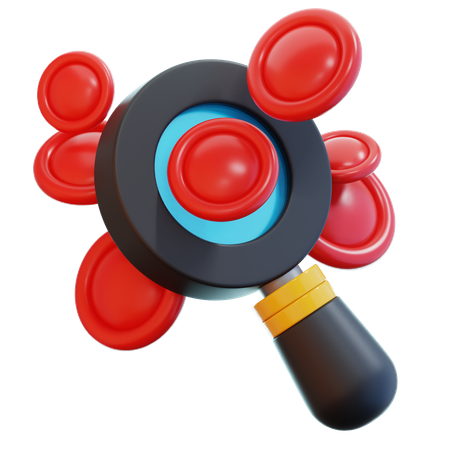 Blood Search  3D Icon