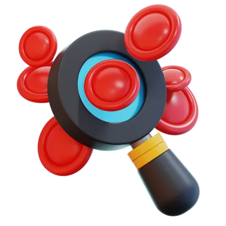 Blood Search  3D Icon