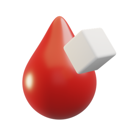 血糖値  3D Icon
