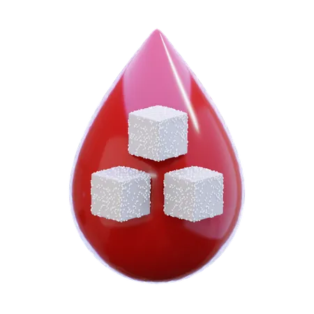 Blood Sugar  3D Icon