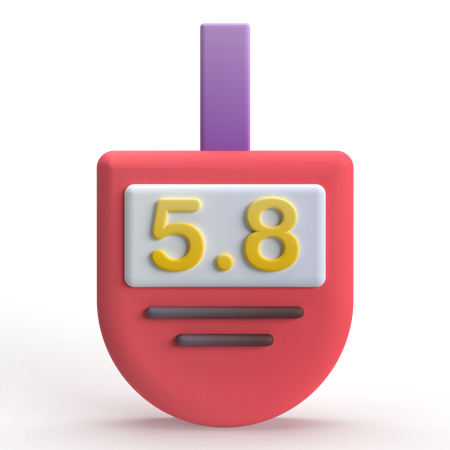 血糖値モニター  3D Icon