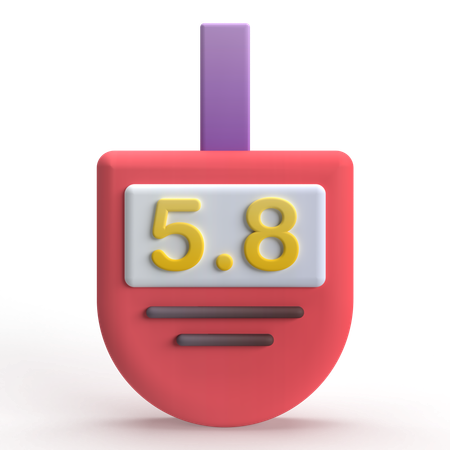 Blood Sugar Monitor  3D Icon