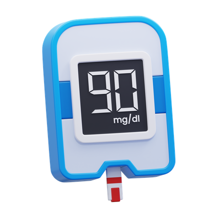 Blood sugar test  3D Icon