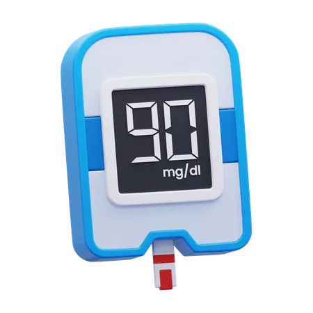 Blood sugar test  3D Icon